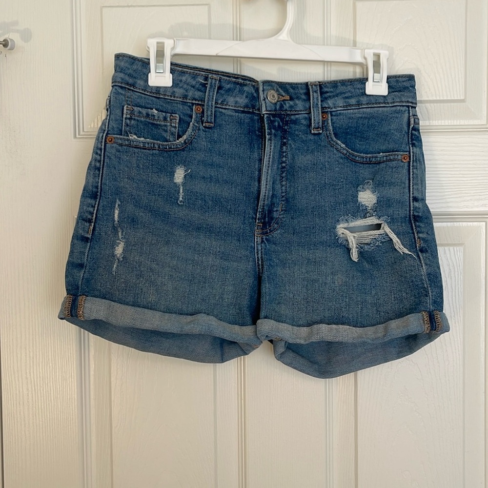 Old Navy OG High Rise Cuffed Denim Shorts